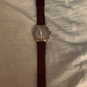 Tag Heuer diamond satin watch